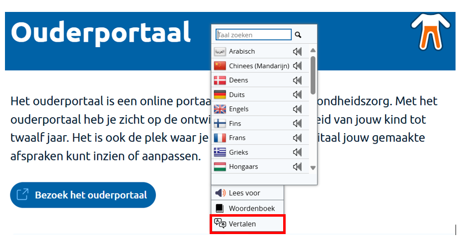vertalen ggd
